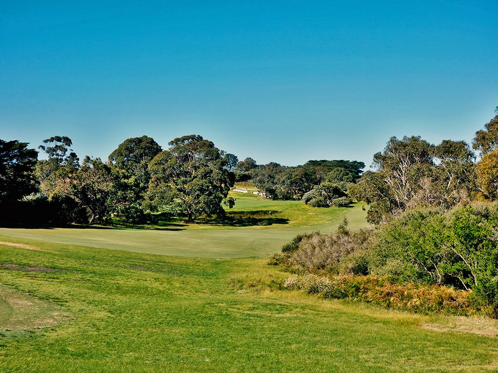 2nd Hole at Royal Melbourne Golf Club (East) (440 Yard Par 4)